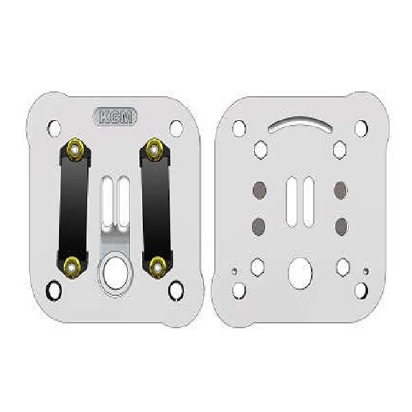  | PLACA INTERMEDIARIA CABECOTE COMPRESSOR AR VW/CARGO