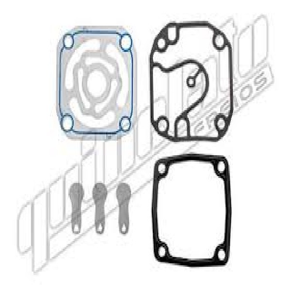  | REPARO CABECOTE COMPRESSOR AR MB ACTROS/EVOBUS INTEGRADO 100MM