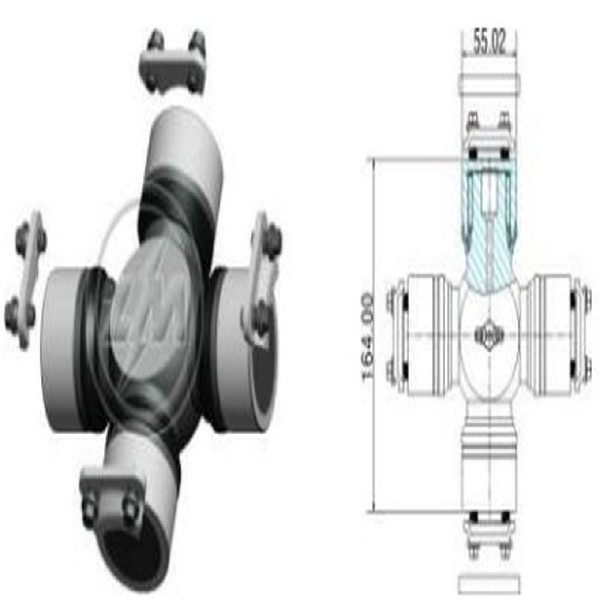  | CRUZETA CARDAN MB 2438/2726/2729/2831/TR FH 55X165