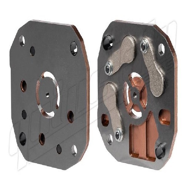  | PLACA INTERMEDIARIA CABECOTE COMPRESSOR AR MB ACTROS/EVOBUS INTEGRADO 100MM