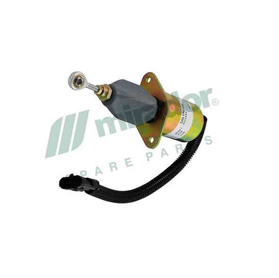  | SOLENOIDE 24V PARADA MOTOR CARGO/VW FLANGE 2 FUROS 3 PINOS - PLUG OVAL