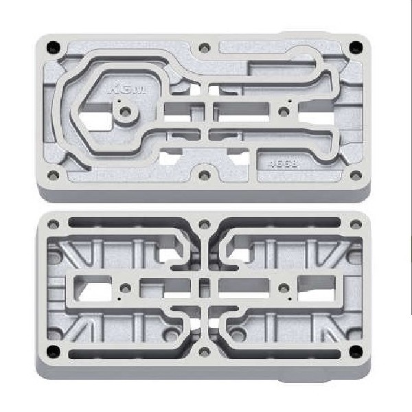  | PLACA INTERMEDIARIA CABECOTE COMPRESSOR AR SC 124/S5 2CIL