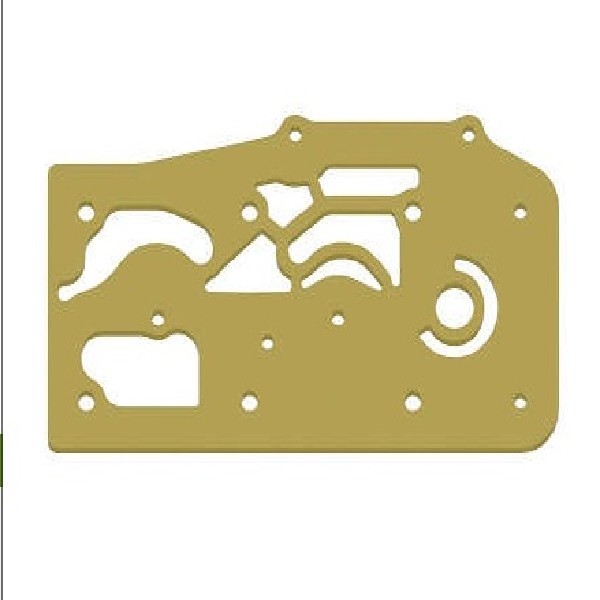  | PLACA INTERMEDIARIA CABECOTE COMPRESSOR AR DAF CF85 / XF105