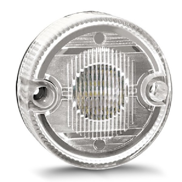  | LANTERNA CARRETA 75MM 4 LEDS 24V CRISTAL