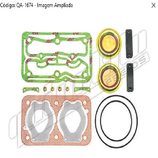  | REPARO CABECOTE COMPRESSOR AR MB ACTROS 2CIL