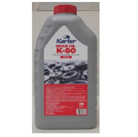  | OLEO 80W CAIXA CAMBIO / DIFERENCIAL 1 LITRO - KARTER