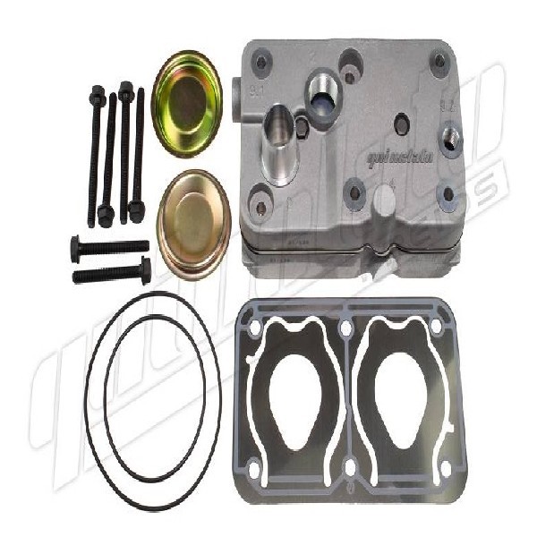  | CABECOTE MONTADO COMPRESSOR AR C/REPARO MB 1725/ATEGO/AXOR/O500 (85MM - REGULADO M16)