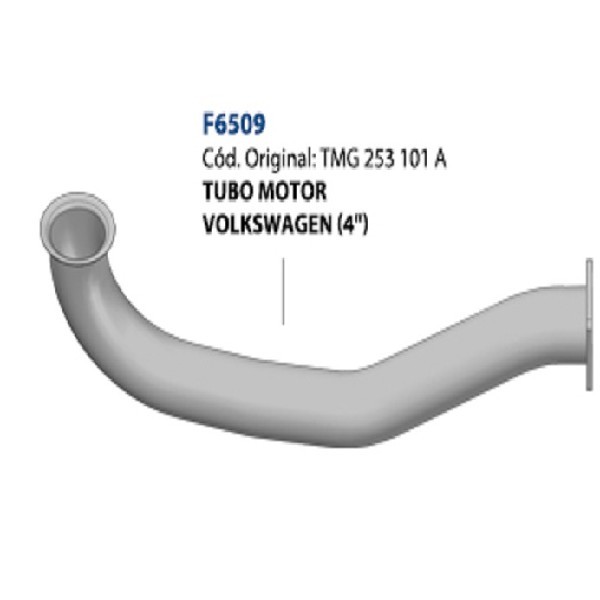  | TUBO ESCAPE SAIDA MOTOR VW 14220/16220/17220/23220