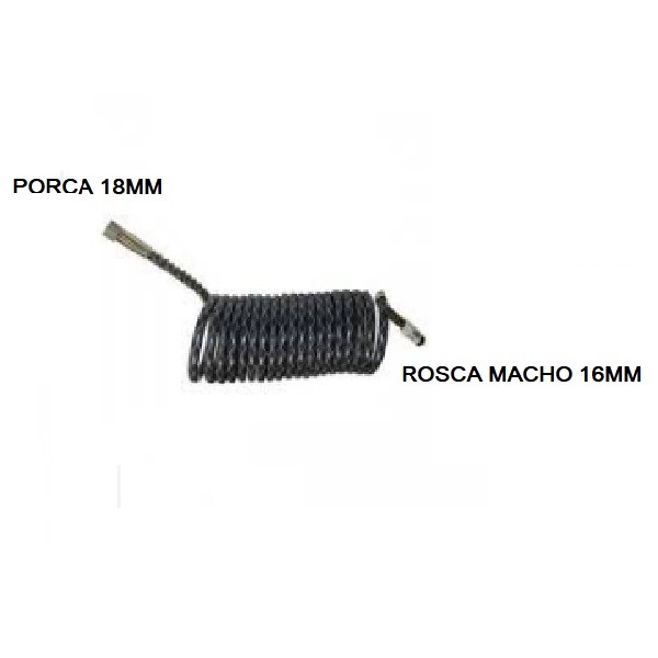  | MANGUEIRA MAO AMIGO SC 124 S5 16M MACHO X PORCA 18