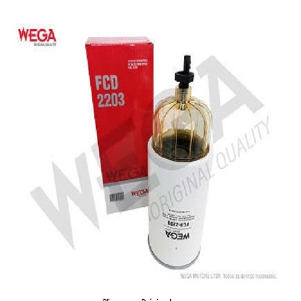  | FILTRO COMBUSTIVEL SEPARADOR AGUA STRALIS/CUMMINS ISC/ MWM X12 C/COPO