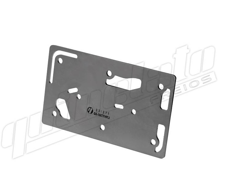  | PLACA INTERMEDIARIA CABECOTE COMPRESSOR AR FH13/FM13 85MM 17. SISTEMA WABCO - GOVERNADO