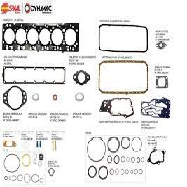  | JOGO JUNTA MOTOR CUMMINS ISBE/QSB 6.7 24V 6 CIL 12/.C/RETENTOR