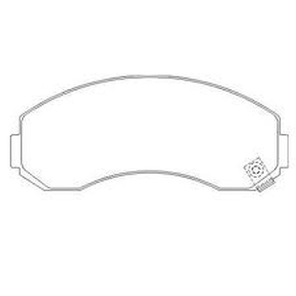  | PASTILHA FREIO DT TOPIC/VAN/BONGO 08/ K2700