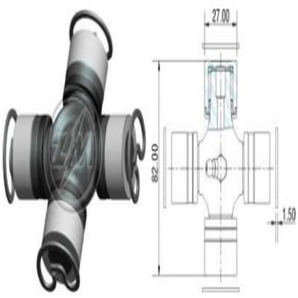  | CRUZETA CARDAN DT HILUX 4X4 05/15  27X83