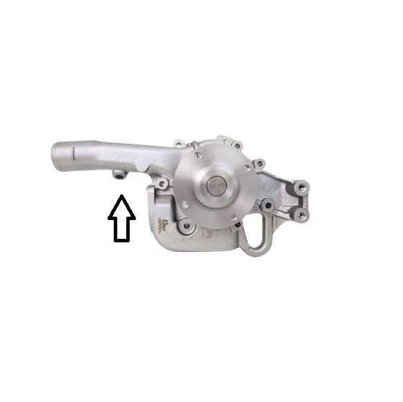  | BOMBA AGUA MB ACELLO/ATEGO 23/.... LO916/OF1519/1618/OF1721/ONIBUS USA UMA VALVULA C/ 1 SAIDA