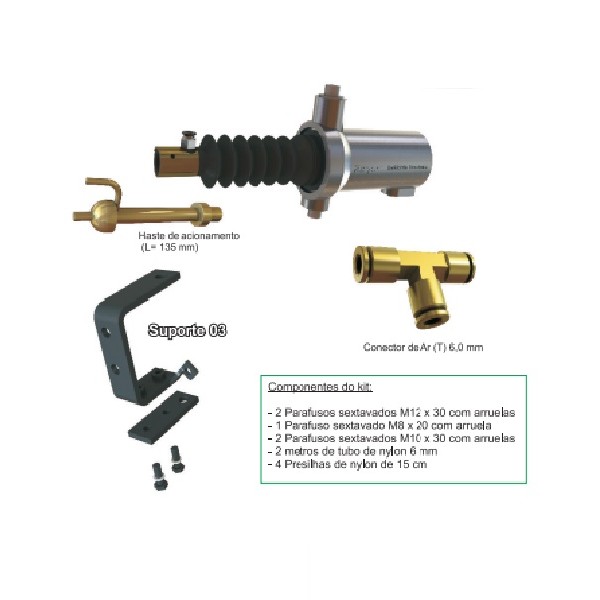  | SERVO EMBREAGEM VW 7100/8100/8120/8140/8150/8150OD/9150OD/ONIBUS MOTOR MWM X10