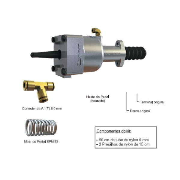  | SERVO EMBREAGEM MB 1214/1218/1414/1418/1618/2318/1620/1621/1622 - BICUDO