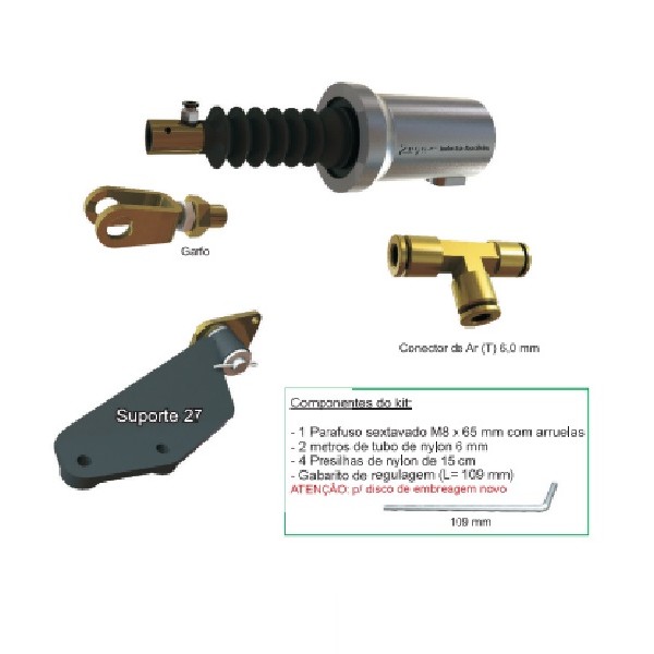  | SERVO EMBREAGEM VW/CARGO 8M CAIXA CAMBIO RT7608/8609/11710B