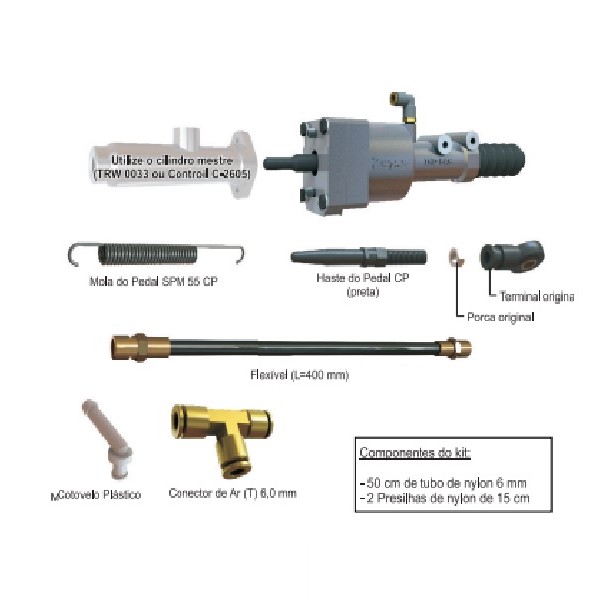  | SERVO EMBREAGEM MB 1318/1517/1518/2014/2214 ./89 CARA REDONDA