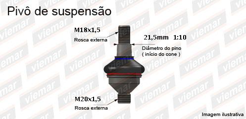  | PIVO  INFERIOR / SUPERIOR LD/LE DAILY 3510/4912 ./07 35C16/70C16 10/.18X20 ROSCA