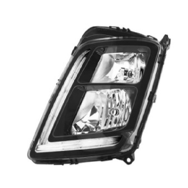  | FAROL LD VOLVO FMX LE 10/. USA LAMPADAS H1/H7 C/LUZ DIURNA DRL