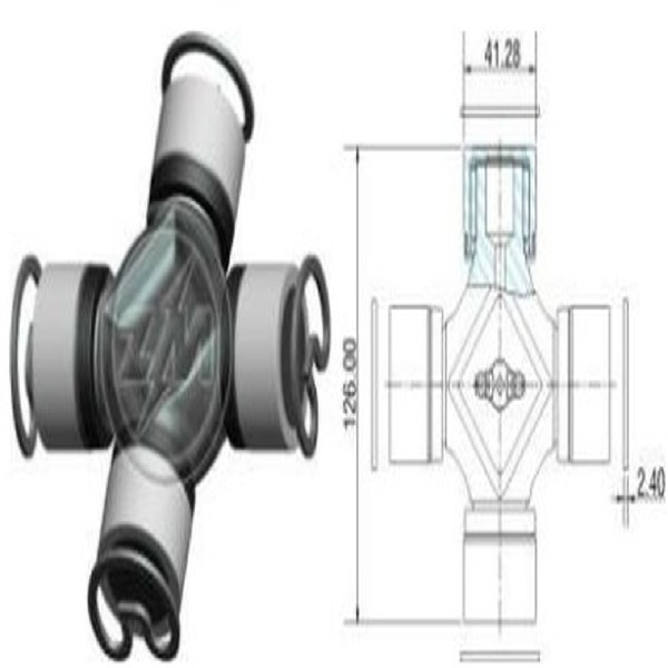  | CRUZETA CARDAN MB 1418/1620/ACCELO 1016  41X126 SPL90