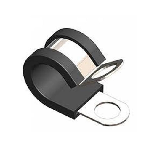  | ABRACADEIRA COM BORRACHA 16MM - FURO PARAF 6MM