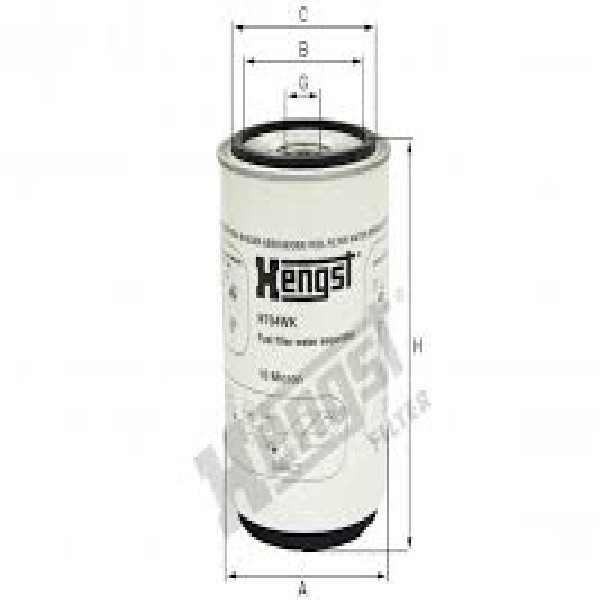  | FILTRO COMBUSTIVEL SEPARADOR AGUA 114/124/S4/S5 04/. USA COPO