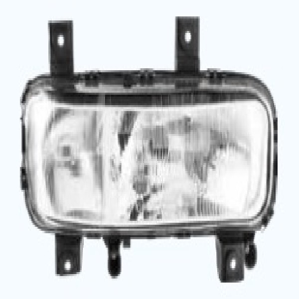  | FAROL LD MB ATEGO 1315/1318 04/10 USA LAMPADA H1/H4 C/LENTE FRIZADA