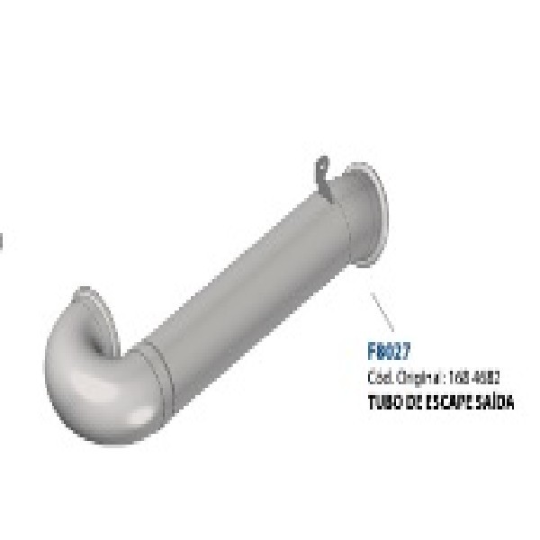  | TUBO ESCAPE SAIDA FINAL DAF XF 105