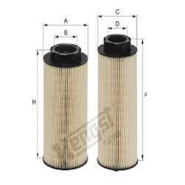  | FILTRO COMBUSTIVEL SC 124/S5 19/.  KIT C/2 PCS