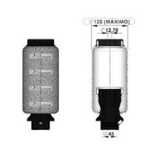  | BOLSA AMORTECEDOR DT CABINE SC 124 S5 07/11