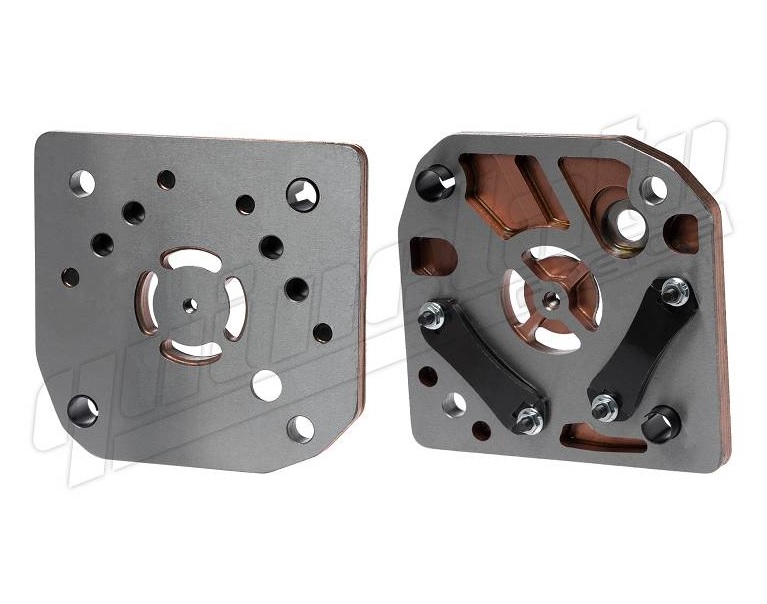  | PLACA INTERMIDIARIA CABECOTE COMPRESSOR AR MB ACTROS INTEGRADO 100MM