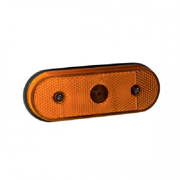  | LANTERNA LATERAL CARRETA/TRUCK AMARELA LED