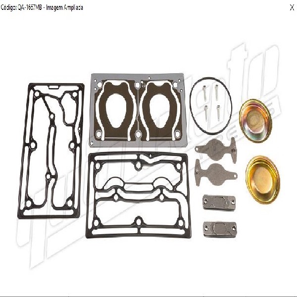  | REPARO CABECOTE COMPRESSOR AR MB AXOR DUPLO 85MM