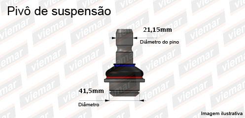  | PIVO INFERIOR LD / LE F1000 4X2 92/98 F250/F350 98/12 RANGER ./97