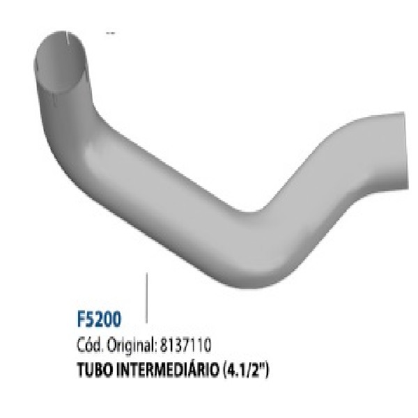  | TUBO ESCAPE SAIDA MOTOR EUROTECH