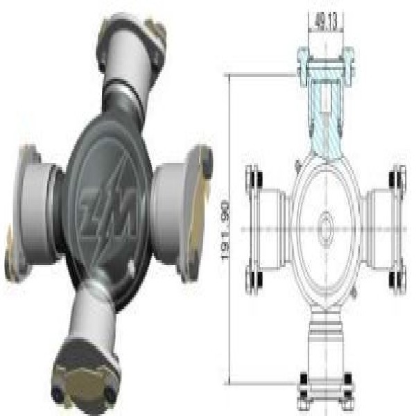  | CRUZETA CARDAN VOLVO N/NL10/12 EDC 49X192
