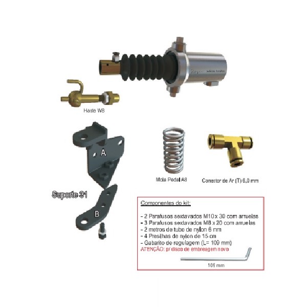  | SERVO EMBREAGEM AGRALE/VOLARE MA 8.5/9.2/W8/9200 MOTOR MWM X12 ELETRONICO