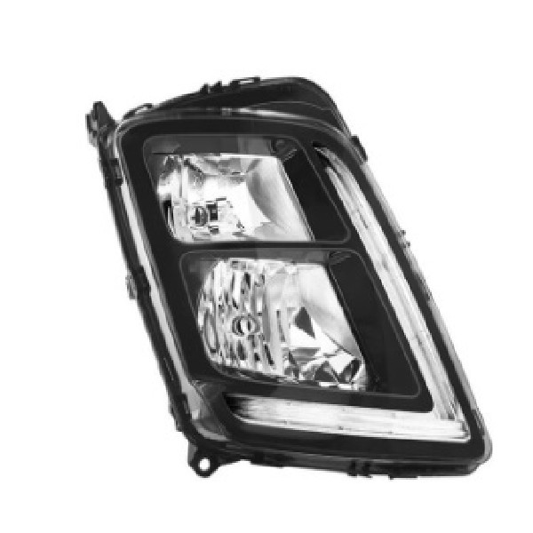  | FAROL LE VOLVO FMX LE 10/. USA LAMPADAS H1/H7 C/LUZ DIURNA DRL