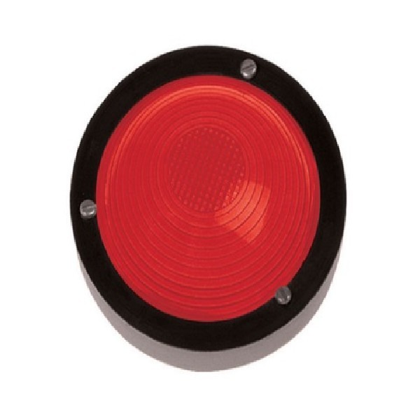  | LANTERNA LATERAL CARRETA VERMELHA C/SOQUETE - REDONDA