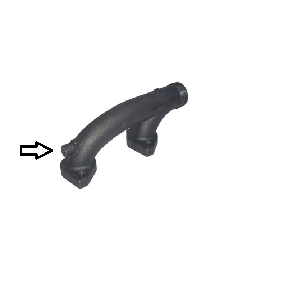  | COLETOR ESCAPE PONTA SC 124 S5 440/470 DC13 12/. -  C/SAIDA P/ SENSOR ARLA