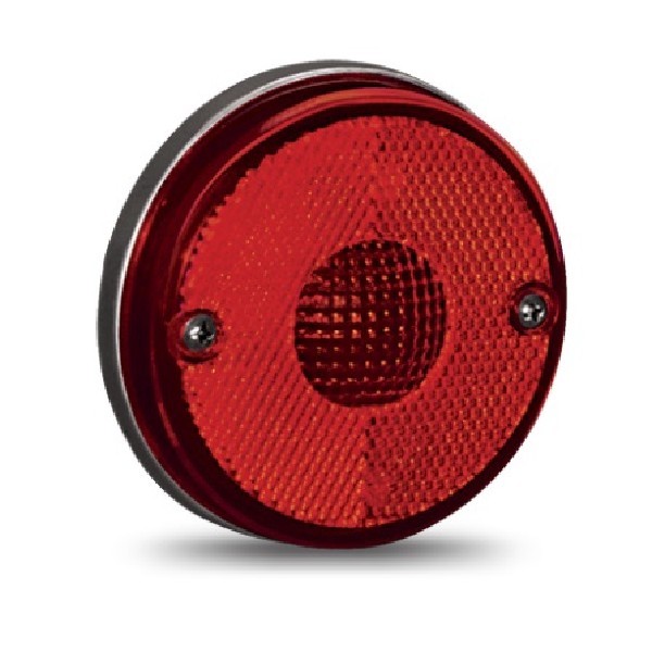  | LANTERNA LATERAL CARRETA RANDON C/CONECTOR VERMELHA