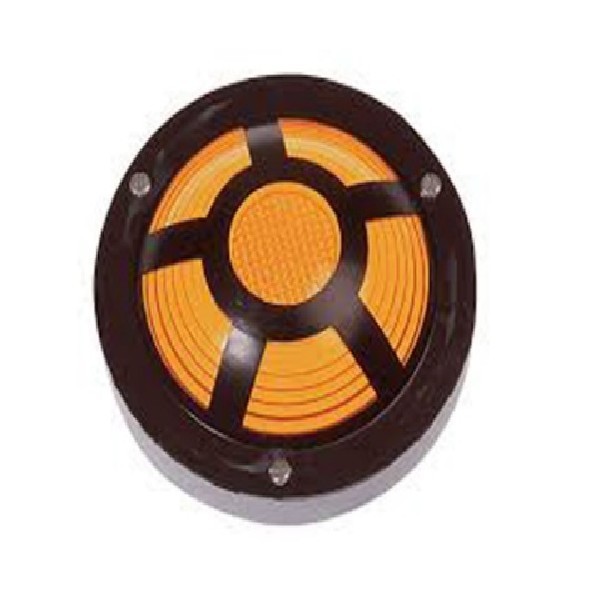  | LANTERNA LATERAL CARRETA AMARELA C/SOQUETE - REDONDA