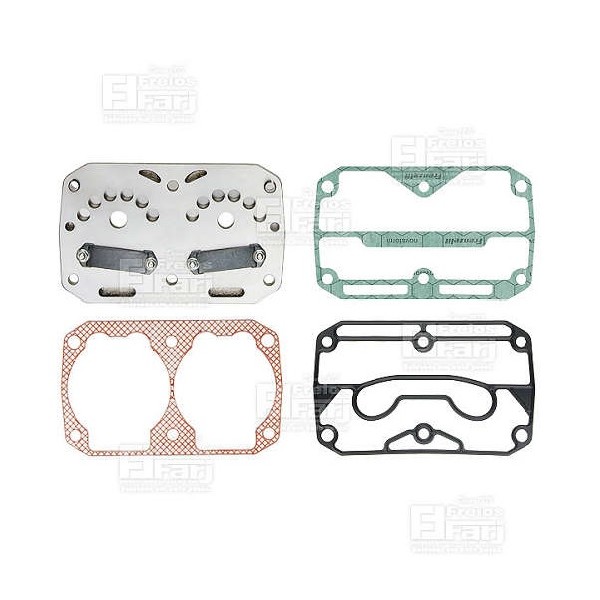  | PLACA INTERMEDIARIA CABECOTE COMPRESSOR AR EUROTECH/STRALIS - ANTIGO C/JUNTA