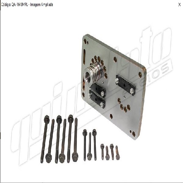  | PLACA INTERMEDIARIA COMPRESSOR AR VOLVO LP490/LP491