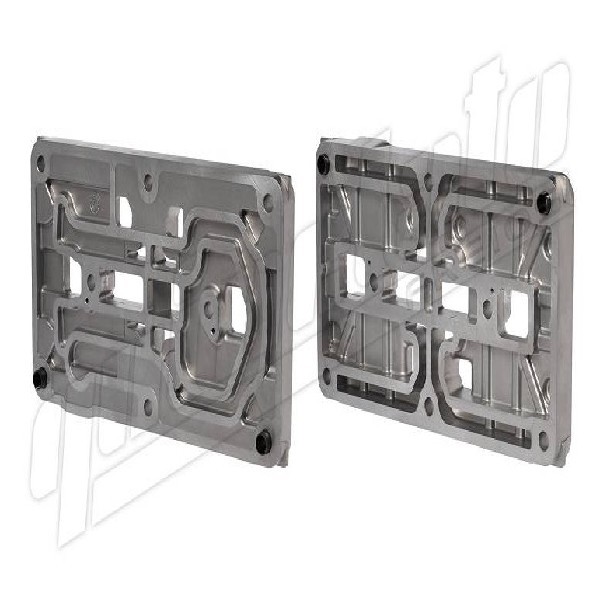  | PLACA INTERMEDIARIA CABECOTE COMPRESSOR AR SC 124 S5 230/380/440/470 09/. - ALUMINIO