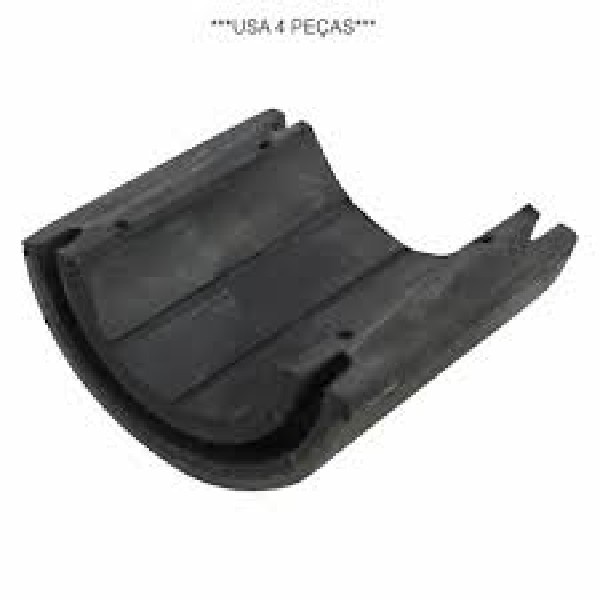  | BUCHA BARRA ESTABILIZADOR DT STRALIS/EUROCARGO/TRACKER 40X70  MEIA LUA