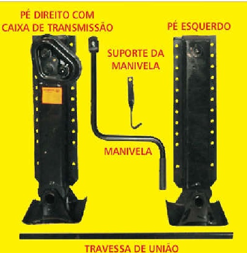  | PE MECANICO CARRETA UNIVERSAL - 920MM FECHADO / 1400MM ABERTO