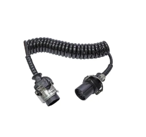  | CHICOTE ELETRICO ESPIRAL CAVALO/CARRETA 7 POLOS 6.5 METROS C/TOMADA C/ABS - MODERNA FINA